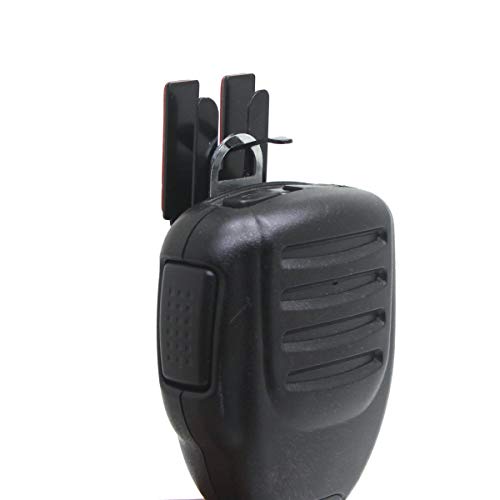 Metal Mobile Microphone Holder Clip - 2 Pack for Radios