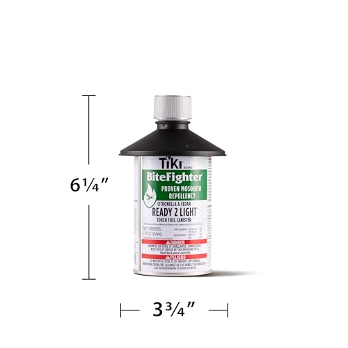 BiteFighter Torch Fuel - 12 oz Canister for Outdoor Torches