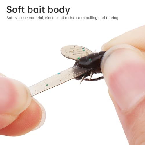 20pcs Fly Fishing Flies Kit - Hand-Tied Trout, Bass & Salmon Lures