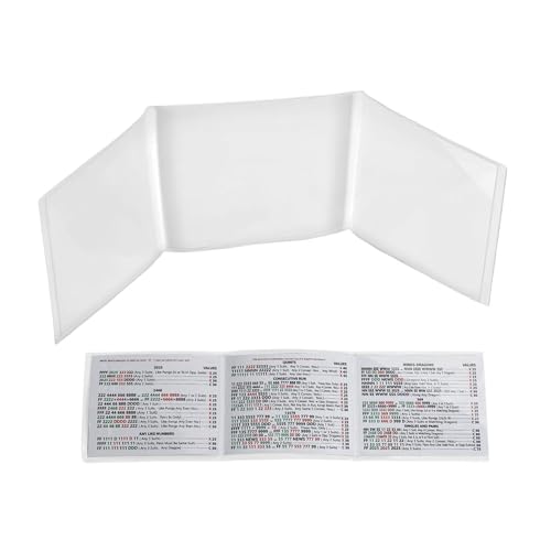 Mahjong Card Sleeves - Clear Plastic Protective Cover 1PK