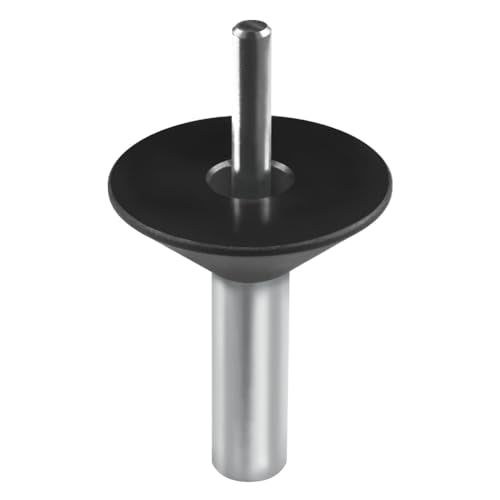 POWERTEC Router Centering Pin and Cone Set Compatible with Bosch Router Sub Bases with 1/2" & 1/4" Ends, Calibrate Router Base Plates, Centering Template Guides on Routers & Accessories, 71833