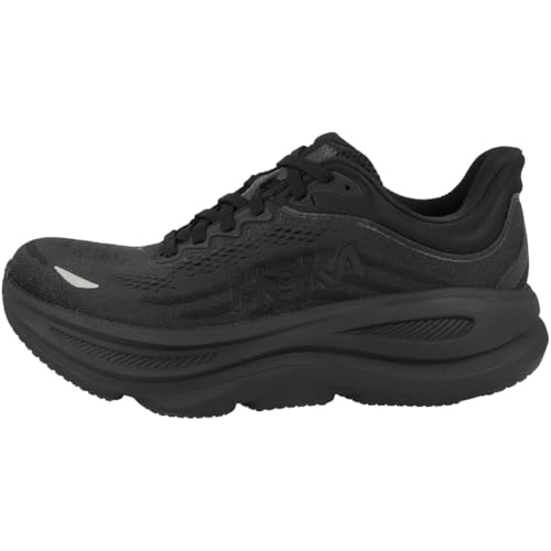 Hoka Bondi 9 Women's Road Running Shoes - Black/Black