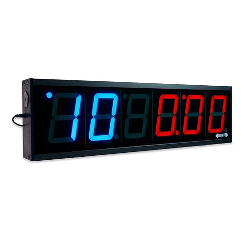 Bluetooth App-Controlled 13" LED Gym Clock - Flex Timer