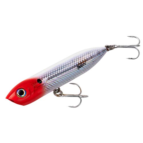 Heddon Chug'N Spook 1/2 oz Red Head Topwater Lure – Saltwater & Freshwater
