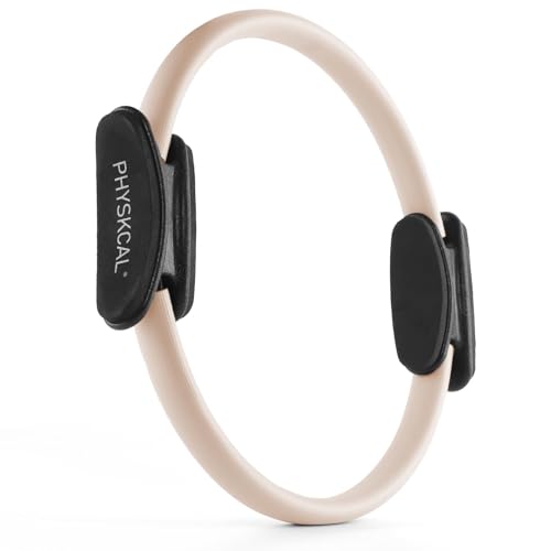 15-Inch Pilates Ring with Padded Handles for Full-Body Toning