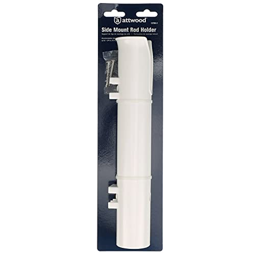 9-Inch PVC Fishing Rod Holder - White Storage Tube for 1.75-Inch Rod Grips