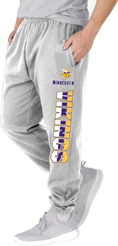 NFL Youth Minnesota Vikings Fleece Joggers - Team Logo Pants