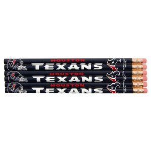 Houston Texans Pencils - 6-Pack for School & Office