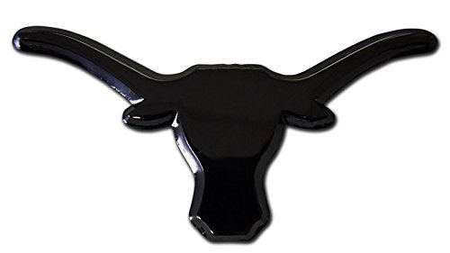 Texas Longhorns Metal Auto Emblem - Black