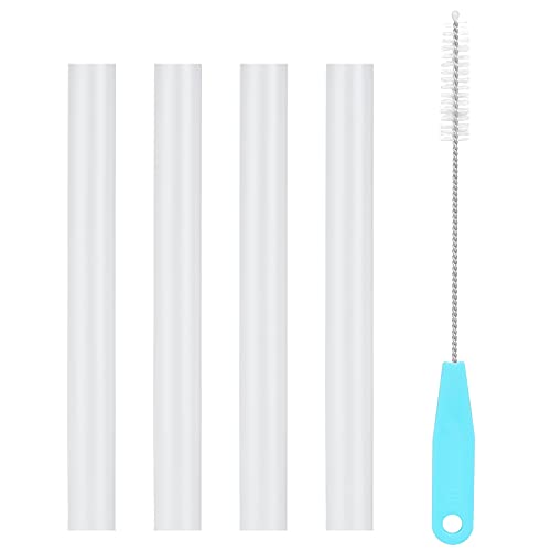 Replacement Straws for CamelBak eddy+ 14 oz Kids Water Bottle - 4 BPA-Free Straws & Cleaning Brush