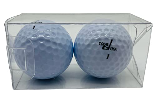 Golf Ball Gift Set for Dad - 2 Pack Printed Golf Balls