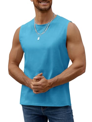 Men's Sleeveless Gym Tank Tops - Casual Workout Muscle Shirts