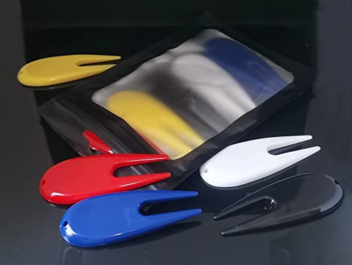 Golf Divot Repair Tools - 10pcs Mixed Color Pack