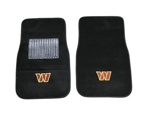 Embroidered Car Mat Set - Washington Commanders | 17"x25.5"