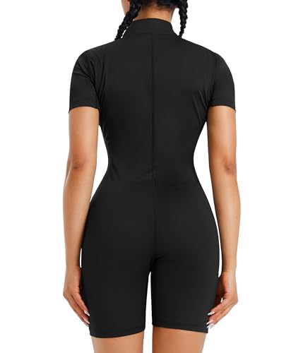 Full Body Sauna Suit for Women - Black, X-Large Waist Trainer