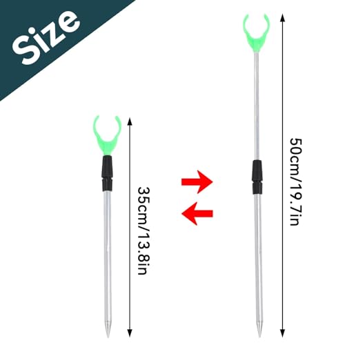 Adjustable Fishing Rod Holder - Telescopic Aluminum Bracket
