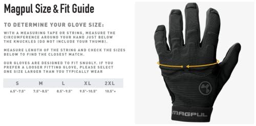Magpul Patrol Glove 2.0 Lightweight Leather Gloves - Coyote Large