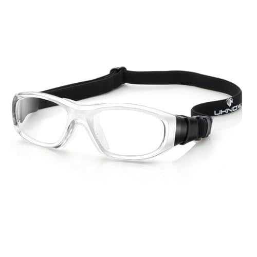 Anti Fog Sports Goggles - UV Protection for Basketball, Racquetball, Pickleball - Transparent