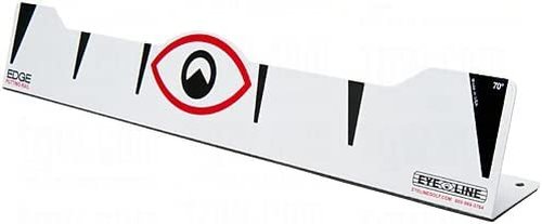 EyeLine Golf Quick Look Mirror and 70 Degree Edge Putting Rail – Compact Golf Training Aid for Putting Stroke with Slight Arc – Use on Indoor Greens or Outdoors (Edge Putting Rail)