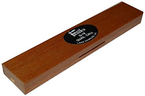 Handcrafted Western Quail Call - Hardwood Box-Type Game Call
