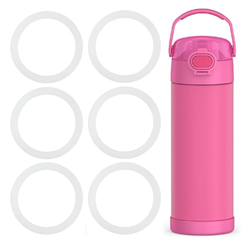 Replacement Rubber Seal for Thermos Funtainer 16oz Spout Bottle - 6Pcs