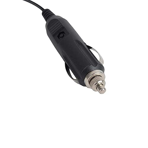 2-Pack 12V-24V Car Charger Cable for Two-Way Radio Desktop Charging Bases