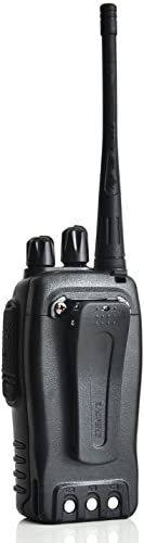 Baofeng Long Range UHF Two-Way Radio Set 3-Pack Black Rechargeable Handheld Communicators