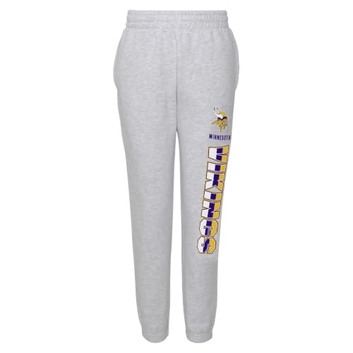 NFL Youth Minnesota Vikings Fleece Joggers - Team Logo Pants