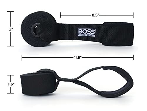 Extra Large Door Anchor for Resistance Bands – Heavy Duty, Neoprene Padding