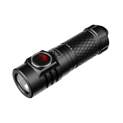 LUMINTOP Frog 2.0 Keychain Flashlight 600 Lumens Small LED Flashlight 443 ft Beam Distance Mini Light IPX-8 Waterproof (Battery & Charger Included)