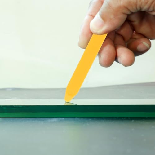 Plastic Scraper: Hemobllo 20pcs Caulking Tool Set Silicone Sealant Grout Finishing Tool for Kitchen Bathroom Floor Sealant Sealing (Straight Angle)