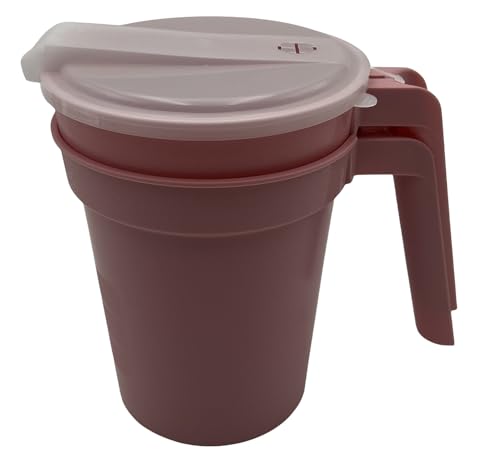 28 oz Water & Ice Pitcher with Leak-Resistant Lid & Easy-Grip Handle - Pack of 3