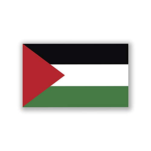 Palestine Flag Decal Sticker - 2-Pack, 5x3 Inches, Vinyl