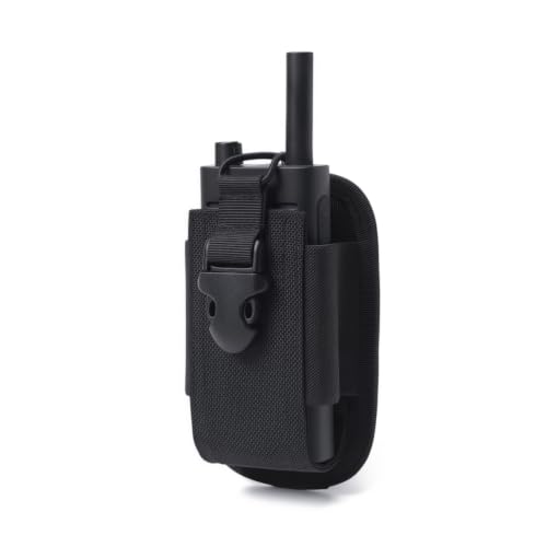 Dotacty Tactical Radio Pouch - Two-Way Radio Holster for Duty Belt, Nylon Holster Case