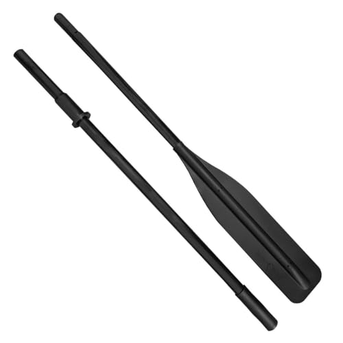 6' Flat Blade Boat Oars - Lightweight Detachable Pair with Sleeves