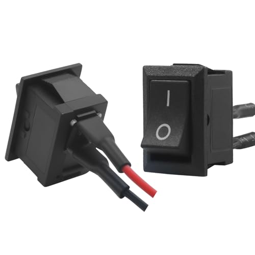 5 Pack Mini Rocker Switch - ON/OFF SPST Toggle Switch