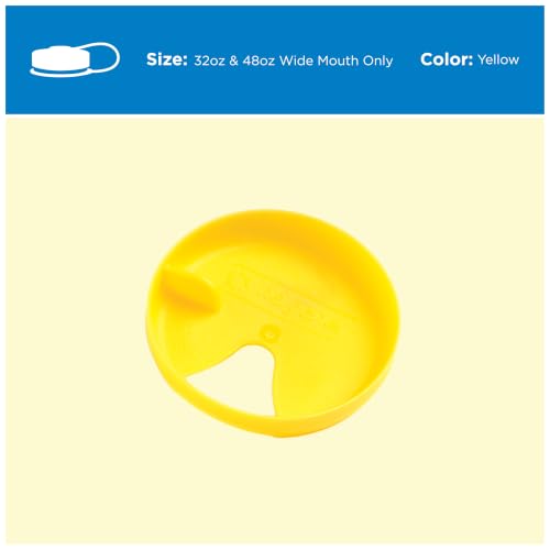 Nalgene Easy Sipper Yellow - 1 Quart Wide Mouth Cap