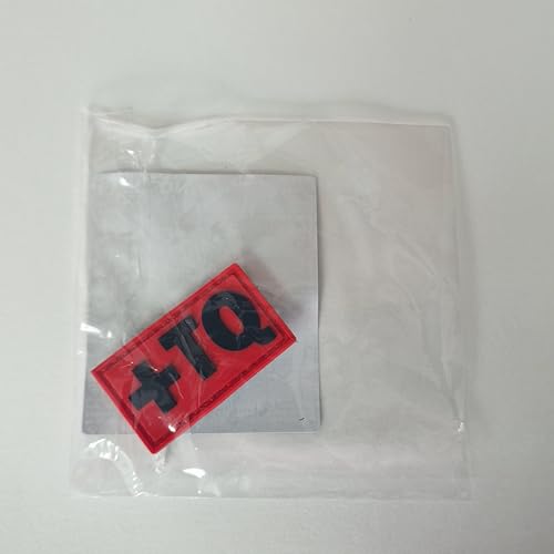 TQ Tourniquet PVC Patch - Medical Identification - Red & Black