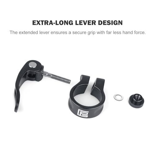 PLATT Bike Seat Post Clamp Aluminium Alloy Bicycle Quick Release