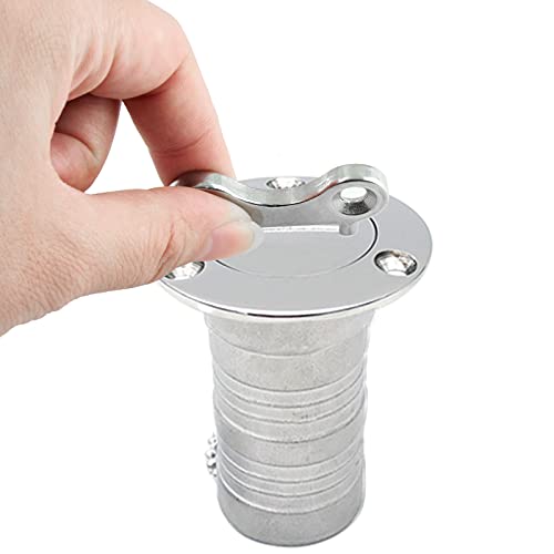 316 Stainless Steel Boat Gas Cap Key - 2 Pack Heavy Duty Deck Fill Plate Tool