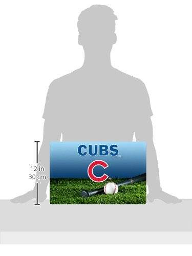 Chicago Cubs Baseball Pet Bowl Mat - Large 18" x 12"