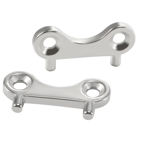 316 Stainless Steel Marine Fuel Cap Key - 2 Pack for Boats and Yachts