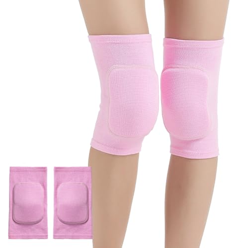 Knee Pads for Volleyball, Basketball & Dance - Medium Pink