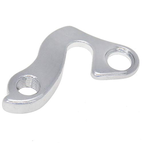 Bicycle Derailleur Hanger - 2 Pack, M9 Thread, Silver Tone