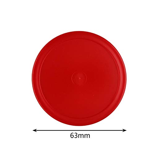 12 Pack Air Hockey Pucks - 2.5 Inch, 4 Colors Red, Blue, Green, Black