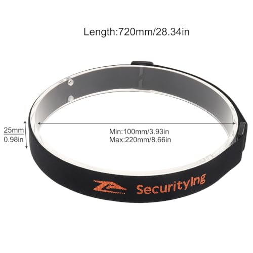 Head Lamp Strap with Bracket - Adjustable Nylon, 1 Pcs