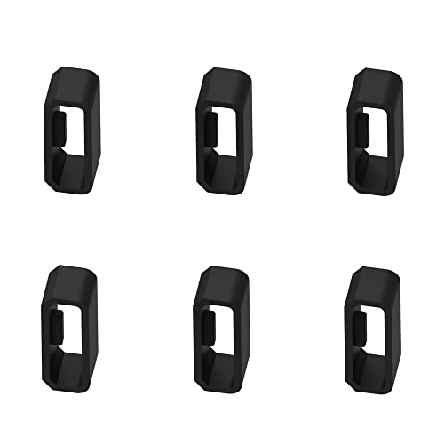 Silicone Fastener Ring for Garmin Vivosmart HR/HR+ - 6-Pack
