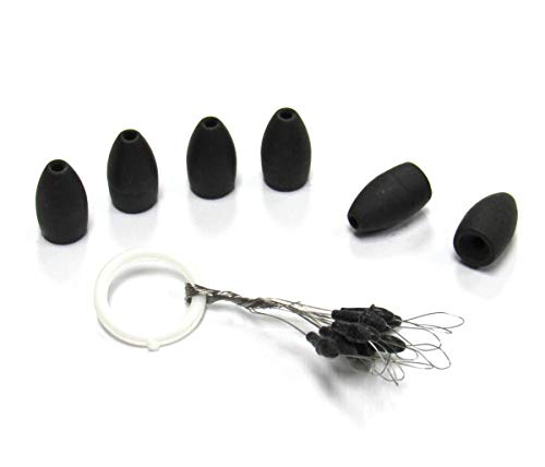 Harmony Fishing Tungsten Flipping Weights 1/2 oz 4-Pack Chip-Proof Coated