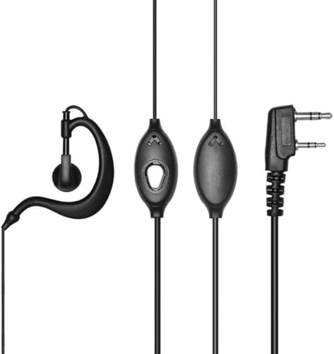 Walkie Talkie Earpiece with Mic - 30 Pairs, 2 Pin Headset