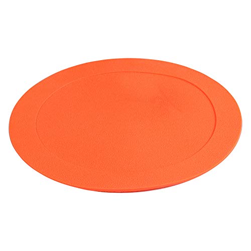 Non-Slip Flat Disc Markers - 10 Pack - Orange Training Discs